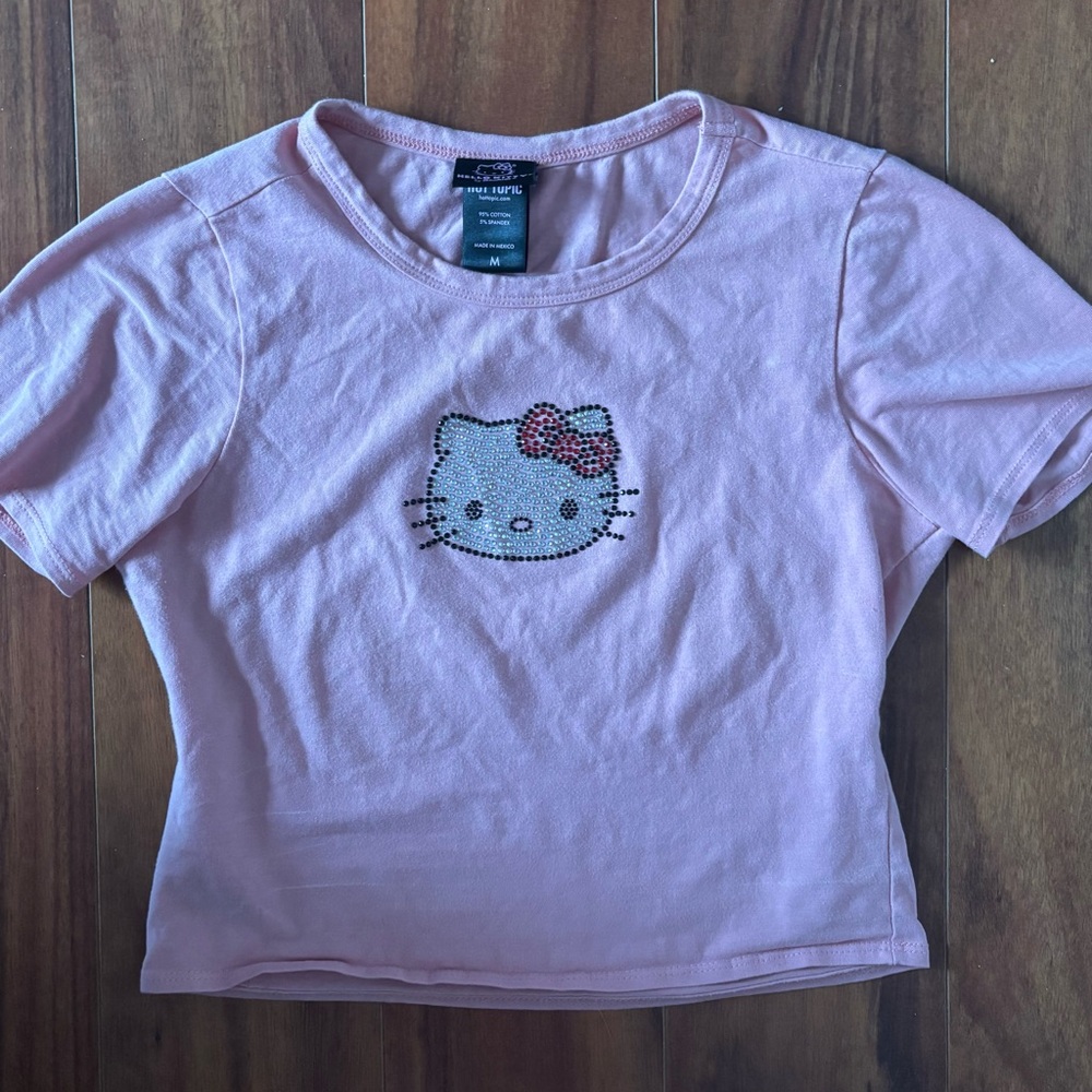 Hello Kitty Pink Short Sleeve Tee Casual